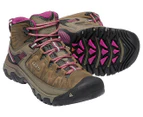 KEEN Women's Targhee III Mid Waterproof Hiking Boots - Weiss Boysenberry