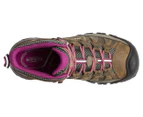 KEEN Women's Targhee III Mid Waterproof Hiking Boots - Weiss Boysenberry