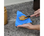 Miserwe Slow Treater Treat-Dispensing Lick Mat Bowl for Dogs and Cats Suctions to The Wall or Floor Blue