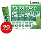 3 x X50 Green Tea + Resveratrol Antioxidant Energy Drink Original 30 Serves 1