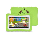 Kid's Tablets Computers Colourful 7 Inch Android With Protective Case - Green