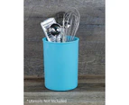 (Turquoise) - Reston Lloyd Calypso Basics Plastic Utensil Holder, Turquoise