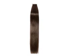 (36cm , Dark Brown) - Tape In Hair Extensions Human Hair Invisible Seamless Skin Weft Double Side Tape Remy Human Hair Extensions Natural Straight For Wome