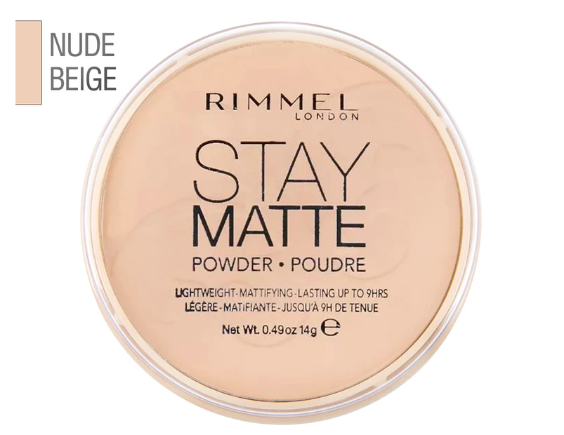 Rimmel Stay Matte Pressed Powder 14g - Nude Beige