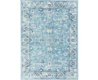 Modern Weave Large Rug Runner Aqua Teal Ivory Soft Allover Beautiful Persian Carpet 120X160CM