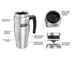 Thermos 470mL Stainless King Vacuum Insulated Travel Mug - Silver