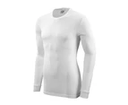 Kathmandu KMDCore Polypro Mens Womens Long Sleeve Thermal Base Layer Top v2  Unisex  Shirts & Tops  Shapewear - White