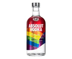 Absolut Vodka Rainbow Limited Edition (New) 700mL @ 40% abv