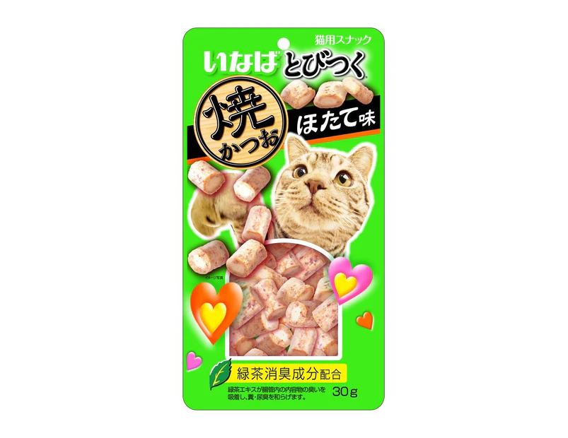 6 x CIAO Cat Treat Tuna And Chicken Fillet Scallop Flavour 25g