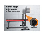 Weight Bench Press Squat Rack Incline Fitness Home Gym Equipment