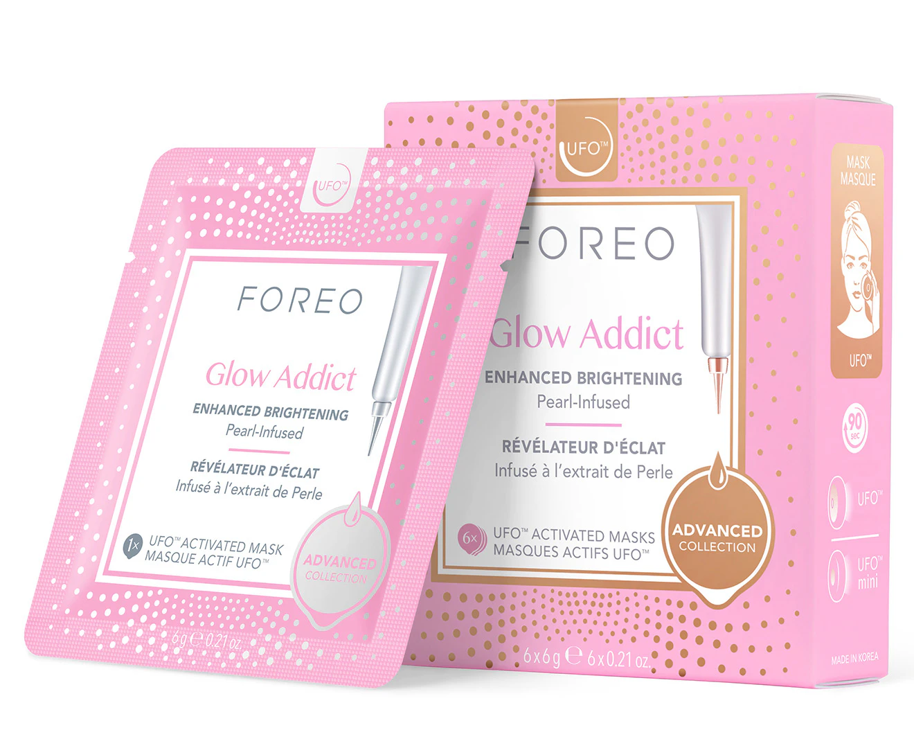 Foreo Glow Addict UFO Activated Masks 6-Pack