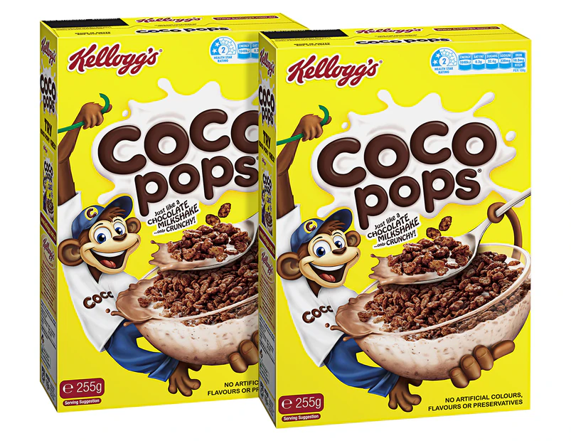 2 x Kellogg's Coco Pops 255g