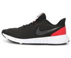 Nike Men's Revolution 5 Running Shoes - Black/Anthracite/Red