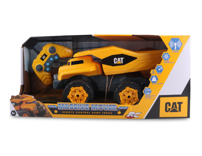 CAT Massive Mover Remote Control Dump Truck Toy