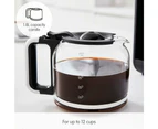 Morphy Richards Verve 1.8L Electric Pour Over Filter Coffee Maker/Machine Black