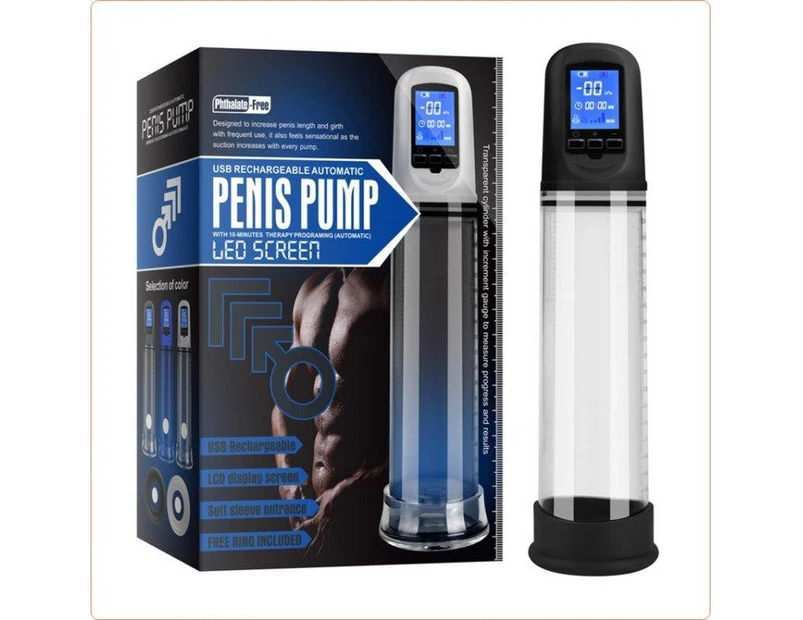 Automatic Penis Pump USB Rechargeable - LED Screen