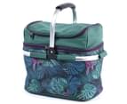 West Avenue 2-Person Harley Picnic Carrier / Cooler - Green 3