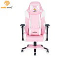 Anda Seat Soft Kitty Gaming Chair - Pink/White