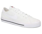 Nike Men's Court Legacy Canvas Sneakers - White