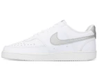 Nike Women's Court Vision Low Sneakers - White/Silver