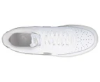 Nike Women's Court Vision Low Sneakers - White/Silver