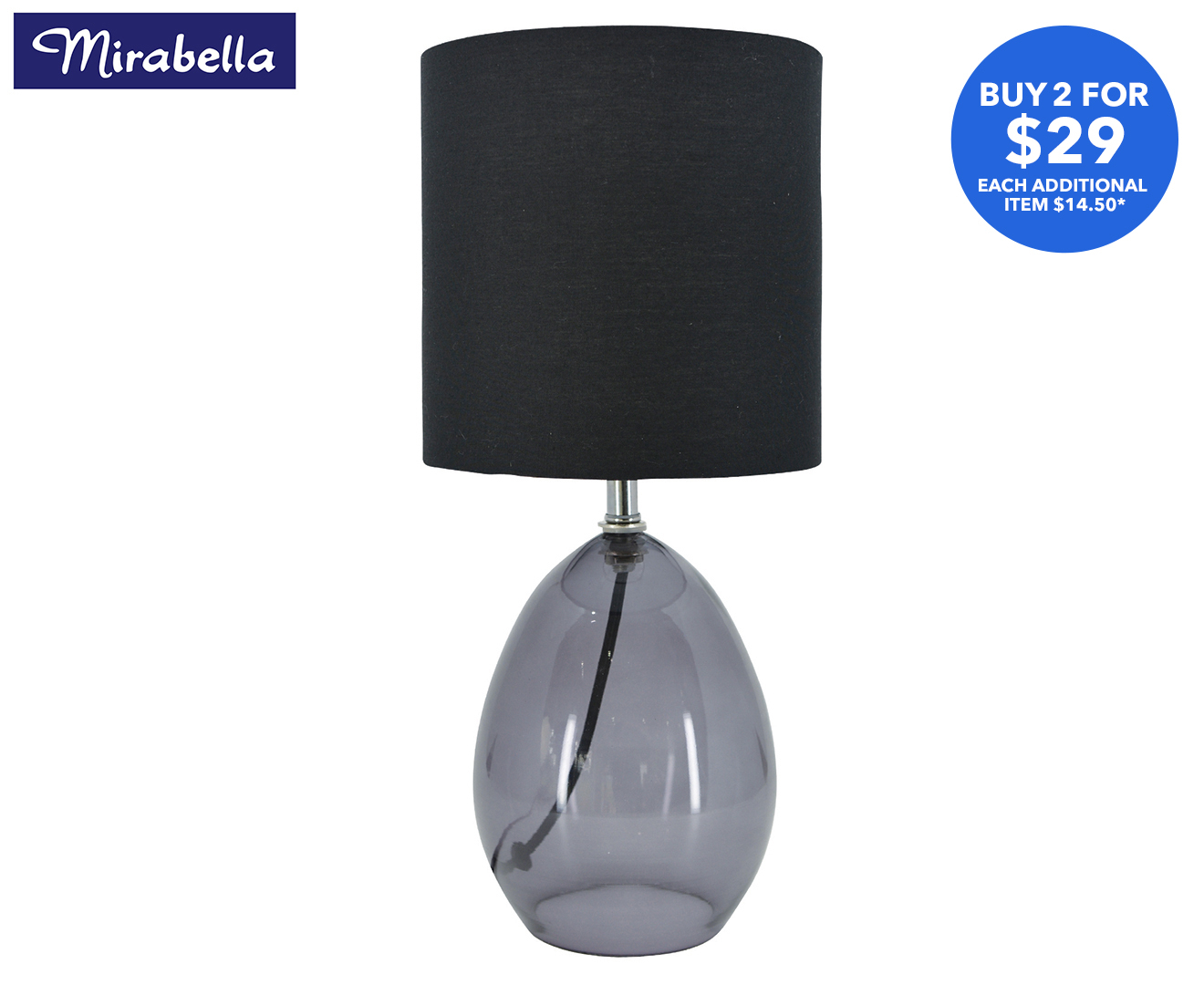 mirabella touch lamp