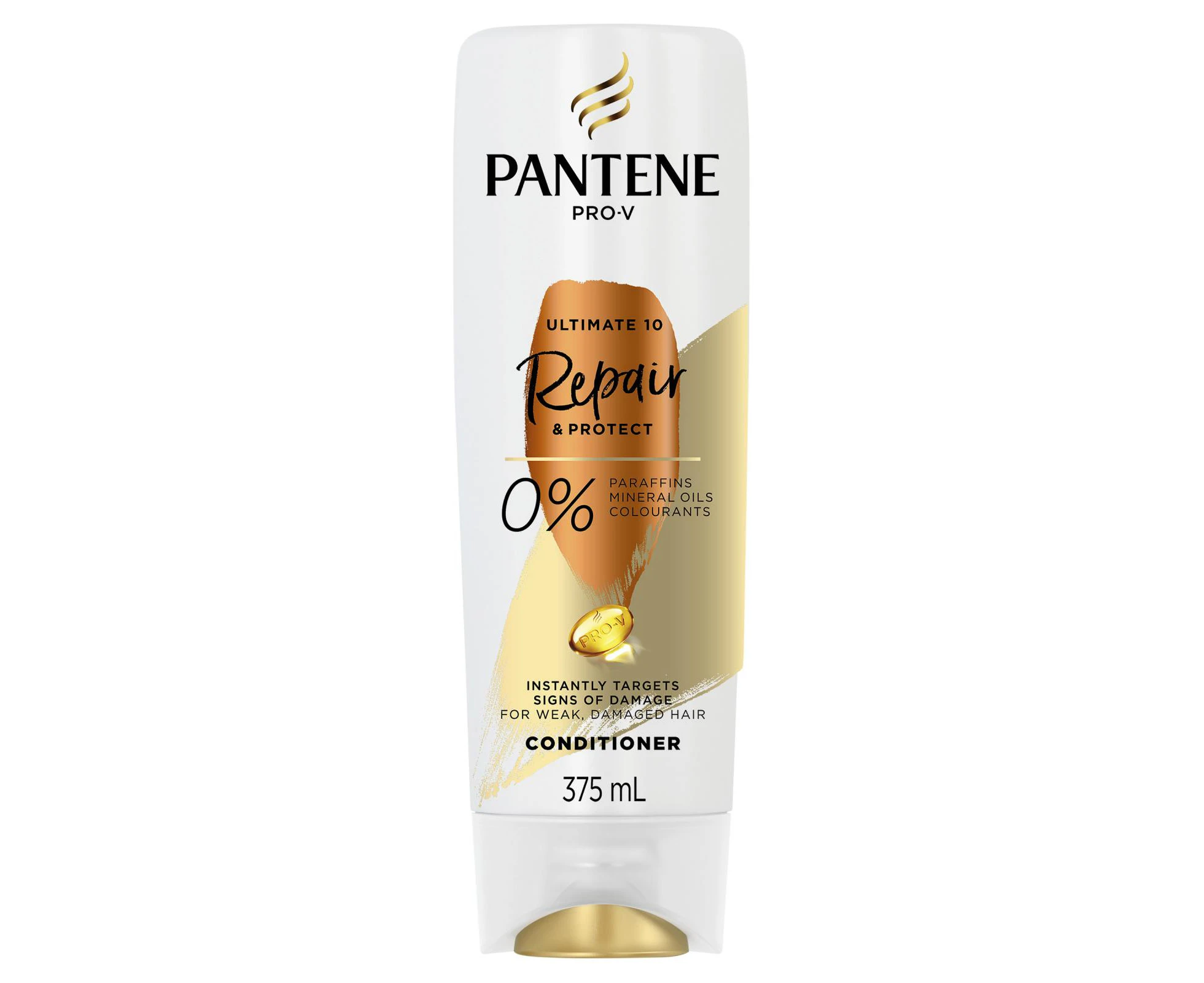 Pantene Pro-V Ultimate 10 Repair & Protect Conditioner: Stengthening Conditioner for Damaged Hair 375 ml