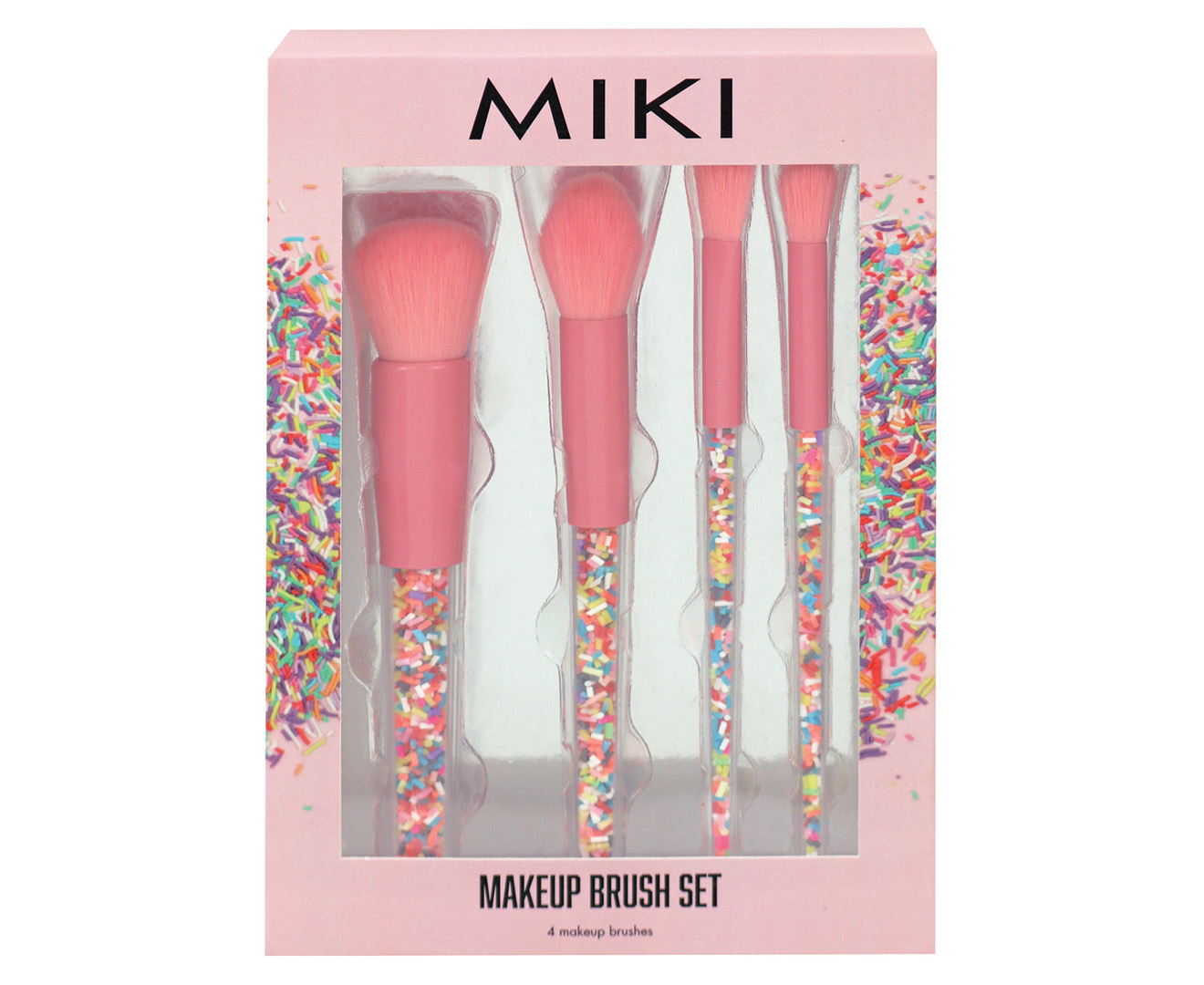Miki Sprinkle 4-Piece Makeup Brush Set | Www.catch.com.au