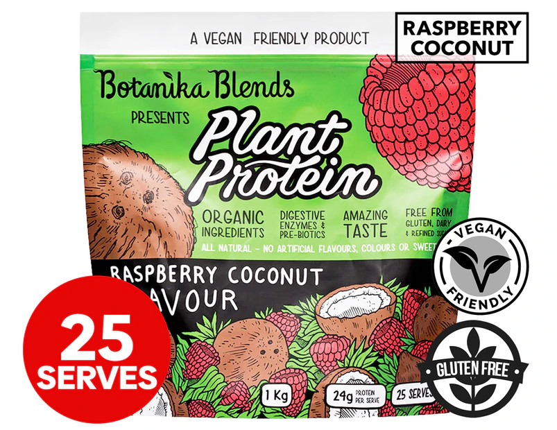 Botanika Blends Plant Protein Raspberry Coconut 1kg / 25 Serves