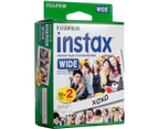 Fujifilm INSTAX WIDE Film 20 Pack Twin Pack (2X 20 Pk)