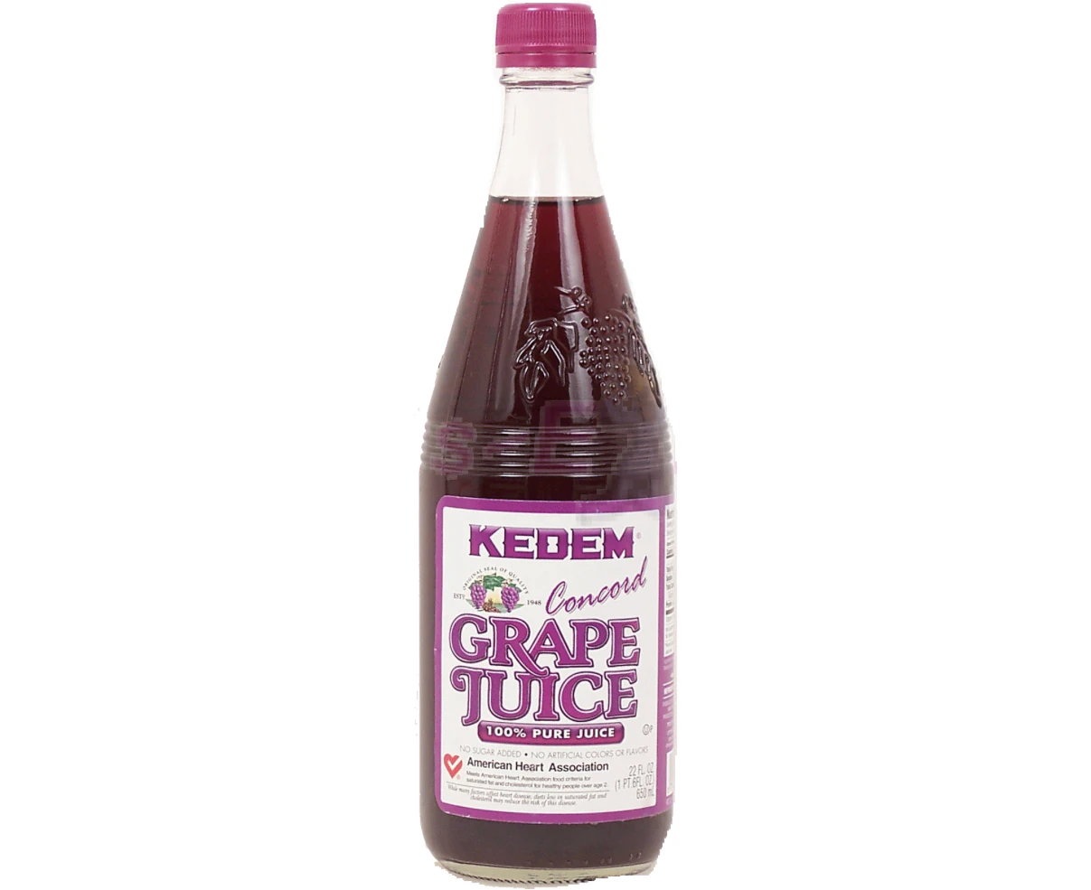 6 x Kedem Concord Grape Juice  650Ml