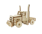 Build and Paint your own Transport Truck 3D Ply Wood  craft built it DIY craft kit