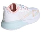 Adidas Girls' ZX 2K Shoes - Cloud White/Haze Coral 4