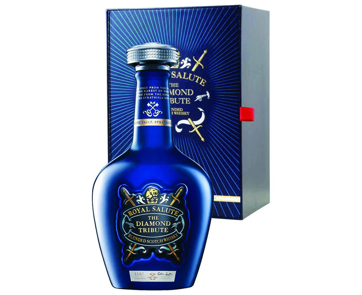 ROYAL SALUTE The Diamond Tribute 700mL @ 40% abv