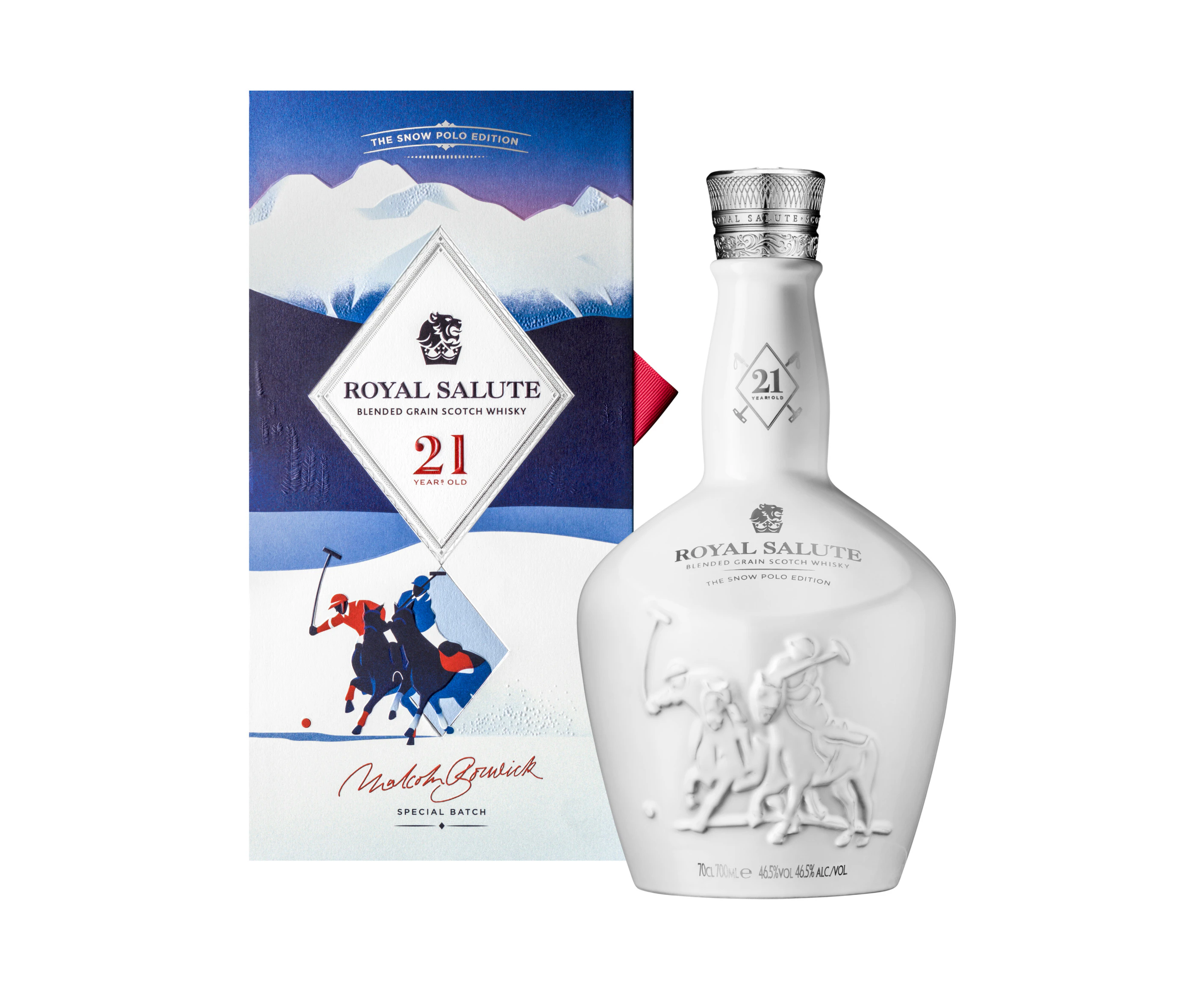 Royal Salute Snow Polo Limited Edition 700ml @ 46.5 % abv