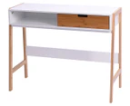 West Avenue Hampton Writing / Office Desk Shelf - Natural/White