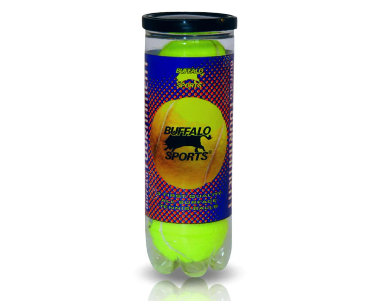 Buffalo Sports Tournament Tennis Balls - Can of 3 Balls