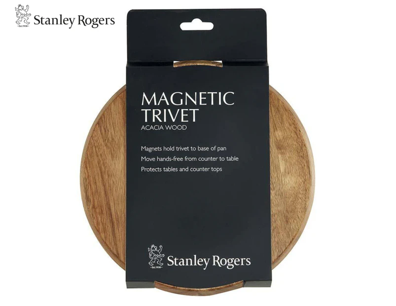 Stanley Rogers Acacia Wood Magnetic Trivet 28cm