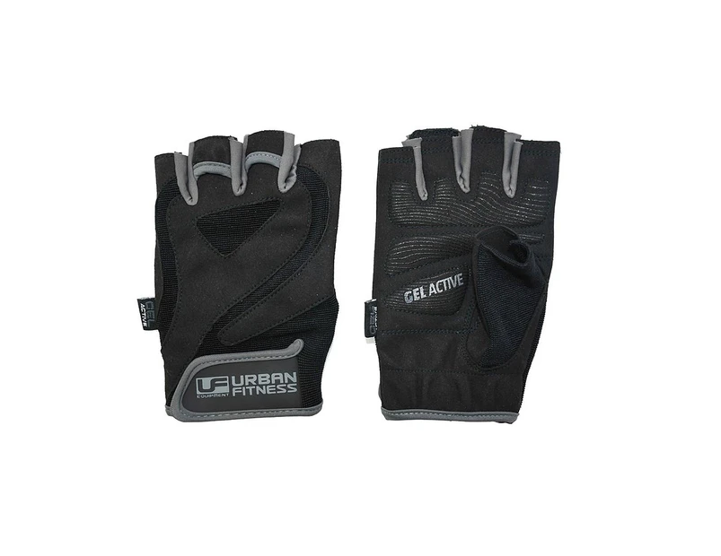Urban Fitness Equipment Unisex Adult Pro Gel Training Glove (Black/Grey) - RD220