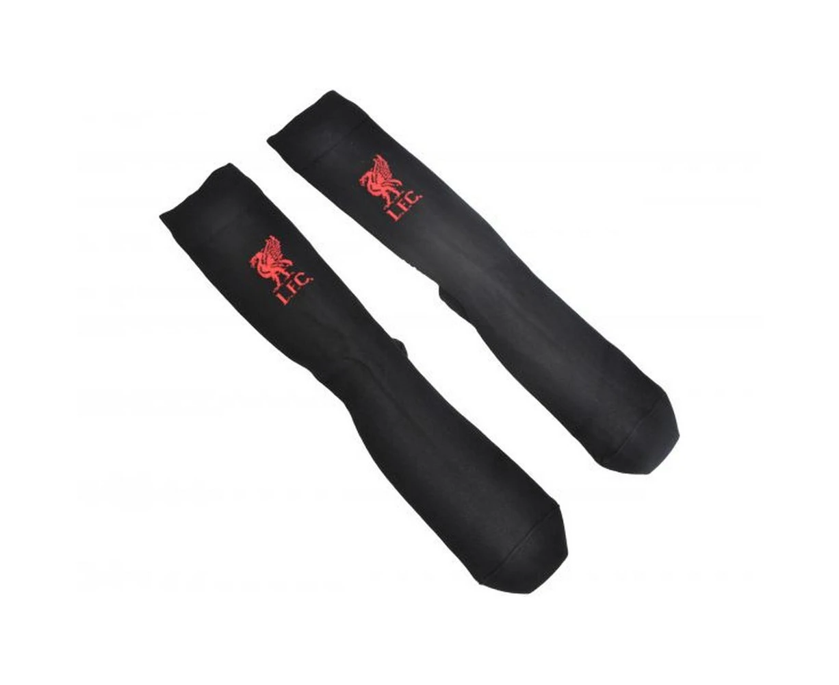 Liverpool FC Mens Logo Socks (Grey/Red) - BS2087