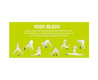 Urban Fitness Equipment Marble Yoga Block (Black/White) - RD1786