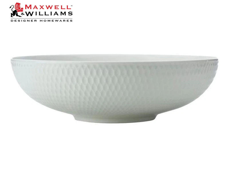 Maxwell & Williams 22cm White Basics Diamonds Coupe Bowl - White