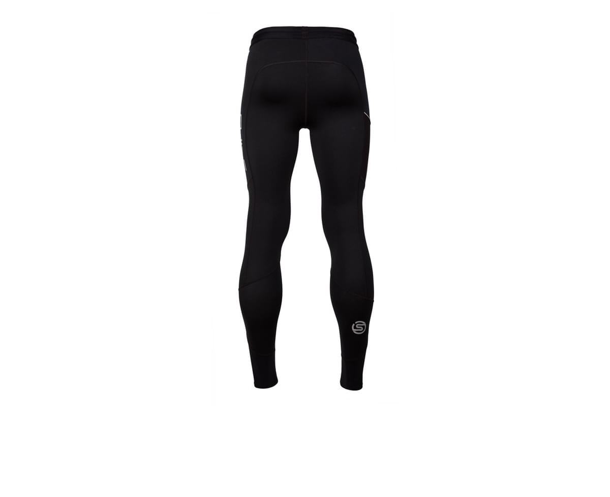 Skins Mens DNAmic Primary Long Tights Bottoms Pants Trousers Black Sports 