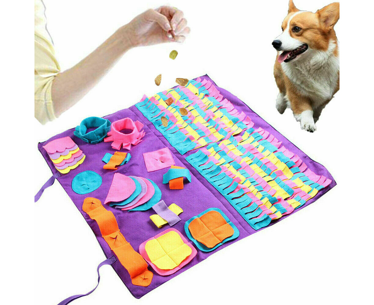 Pets Dogs Snuffle Mat Nose Training Sniffing Pad Toy Feeding Cushion Blanket