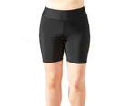 LaSculpte Women's Tummy Control Sustainable Long Swim Short - Black