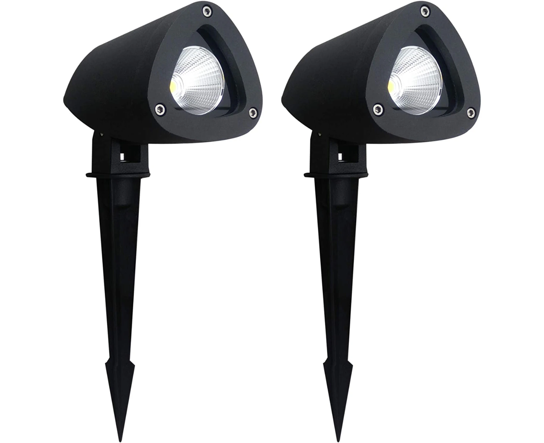 Plasstronics Pro Series 5W LED Garden Landscape Lights -Warm White  -2 Pack