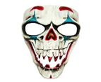 Nightmare Skeleton Clown Face Halloween Costume Mask
