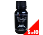 5 or 10 Pack Liqueur Essence Flavour BLACK SAMBUCA 50ml Edwards Essence