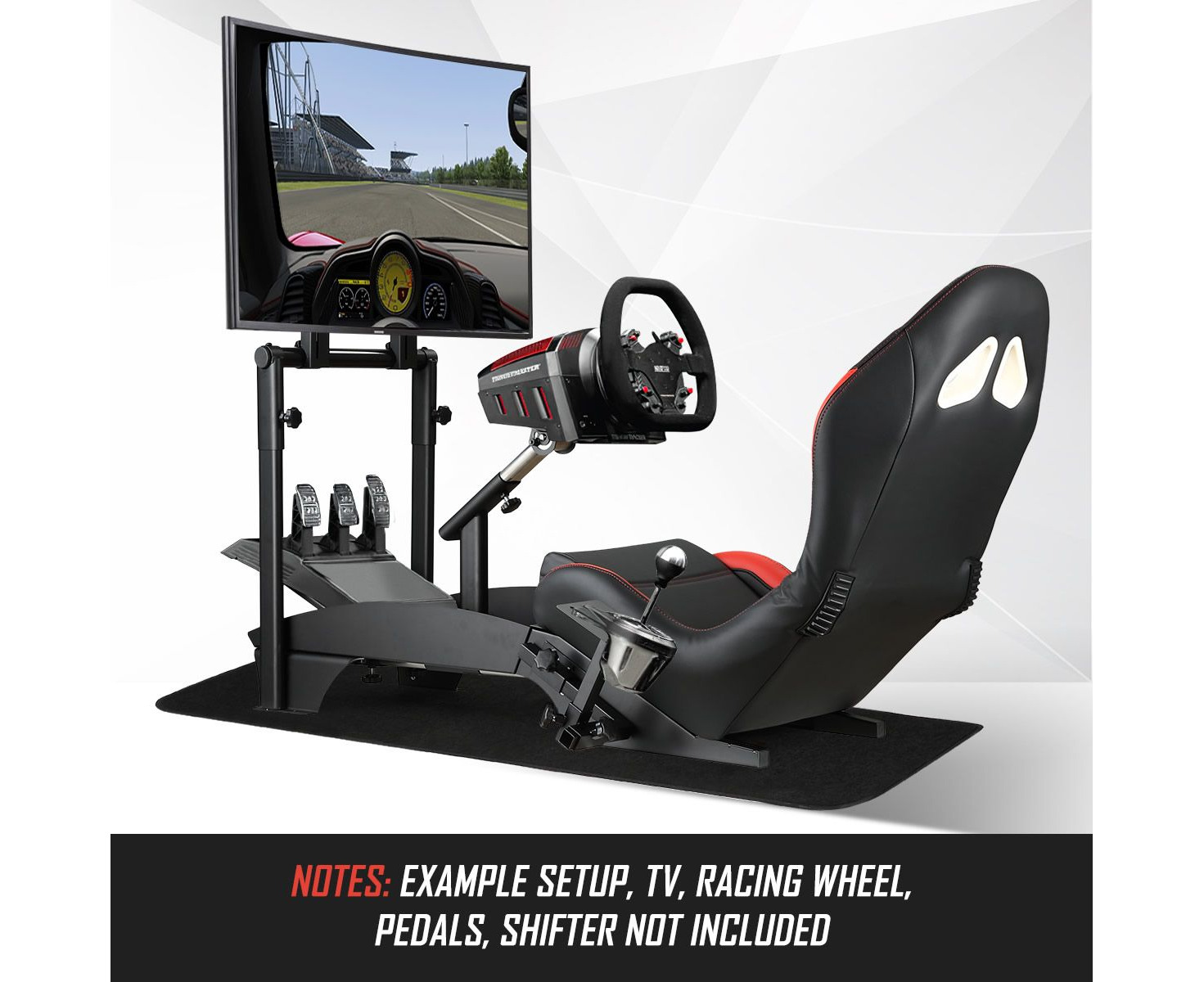 Premium Photo  A sim racing cockpit auto simulator seat playing