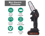 24V 550W Rechargeable Mini Electric Chainsaw Wood Pruning Saw Kit Handheld with 1 Battery